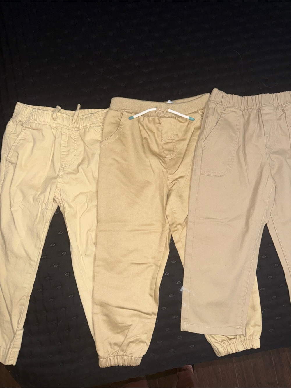 Perry Ellis Kids' Khaki/Tan Pull-On Jogger Set - 3-Pack